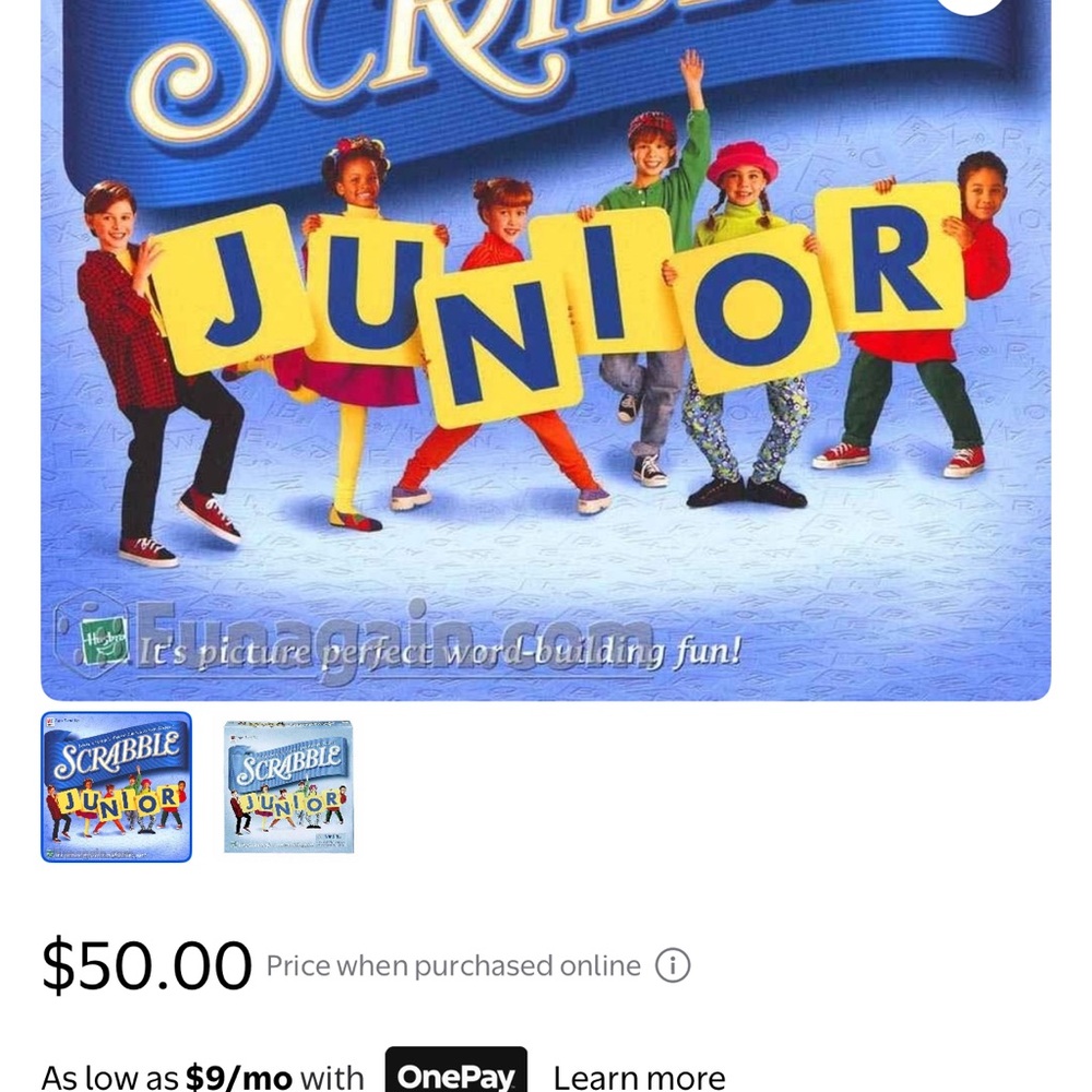 Scribble Junior Word Game